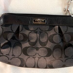 Coach signature wristlet